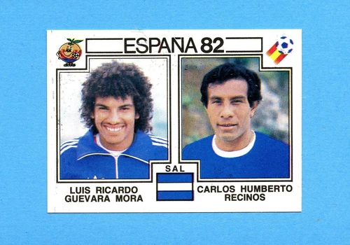 SPAGNA ESPANA '82 -Panini-Figurina-Sticker n. 220 -MORA-RECINOS EL SALVADOR-Rec