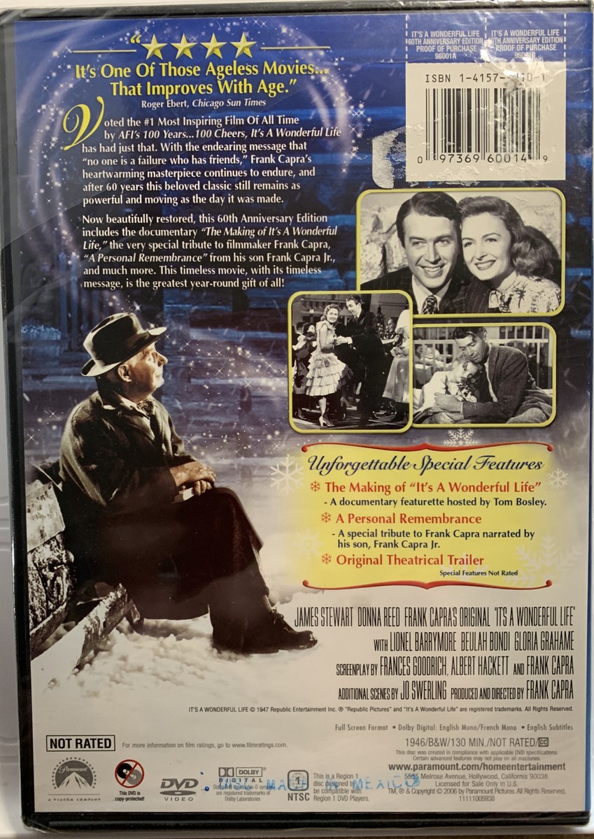 It's a Wonderful Life(中古品) It's a Wonderful Life (DVD, 1946) 97369600149| eBay