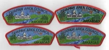 Quapaw Area Council Lot of 4 Shoulder Patches CSP [CSP-1837]