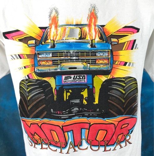 vintage 90s USA MOTORSPORTS MONSTER 