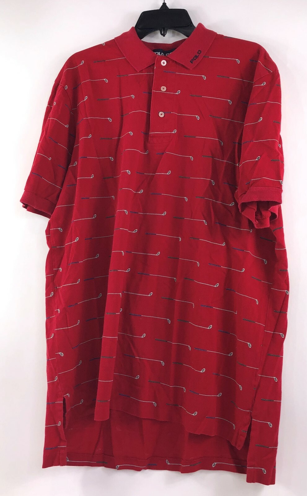Ralph Lauren Red Golf Club Polo