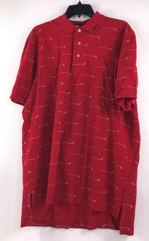 Ralph Lauren Red Golf Club Polo