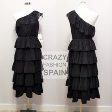 ZARA WOMAN SALE! NWT COMBINED ASYMMETRICAL DRESS SIZE M 8741/227