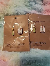 2 Out of Print The Little Prince Enamel Pin Set