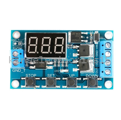 Trigger Zyklus Zeitschaltuhr Verzögerungsschalter Platine MOS Röhre Steuermodul DC 12-24V