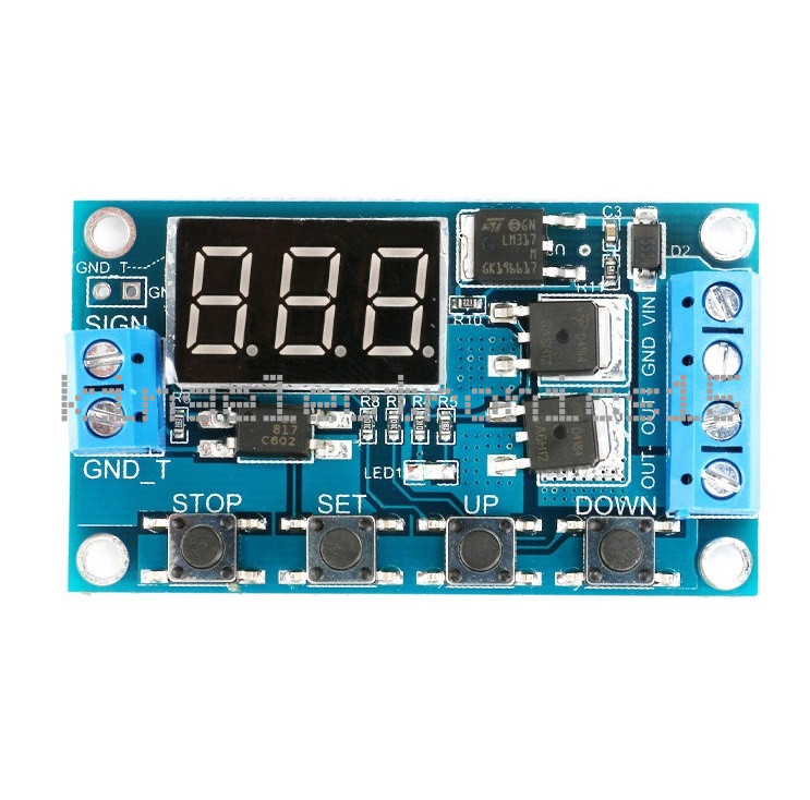 Trigger Cycle Timer Delay Switch Circuit Board MOS Tube Control Module ...