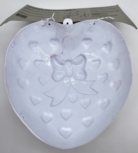 2 Vintage Valentine Hermitage Pottery Heart Porch Lamp Light Covers - Vacuform - Picture 7 of 8