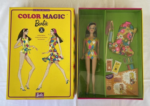 Color Magic Brunette Barbie Doll 2003 Limited Edition Reproduction Mattel B3437