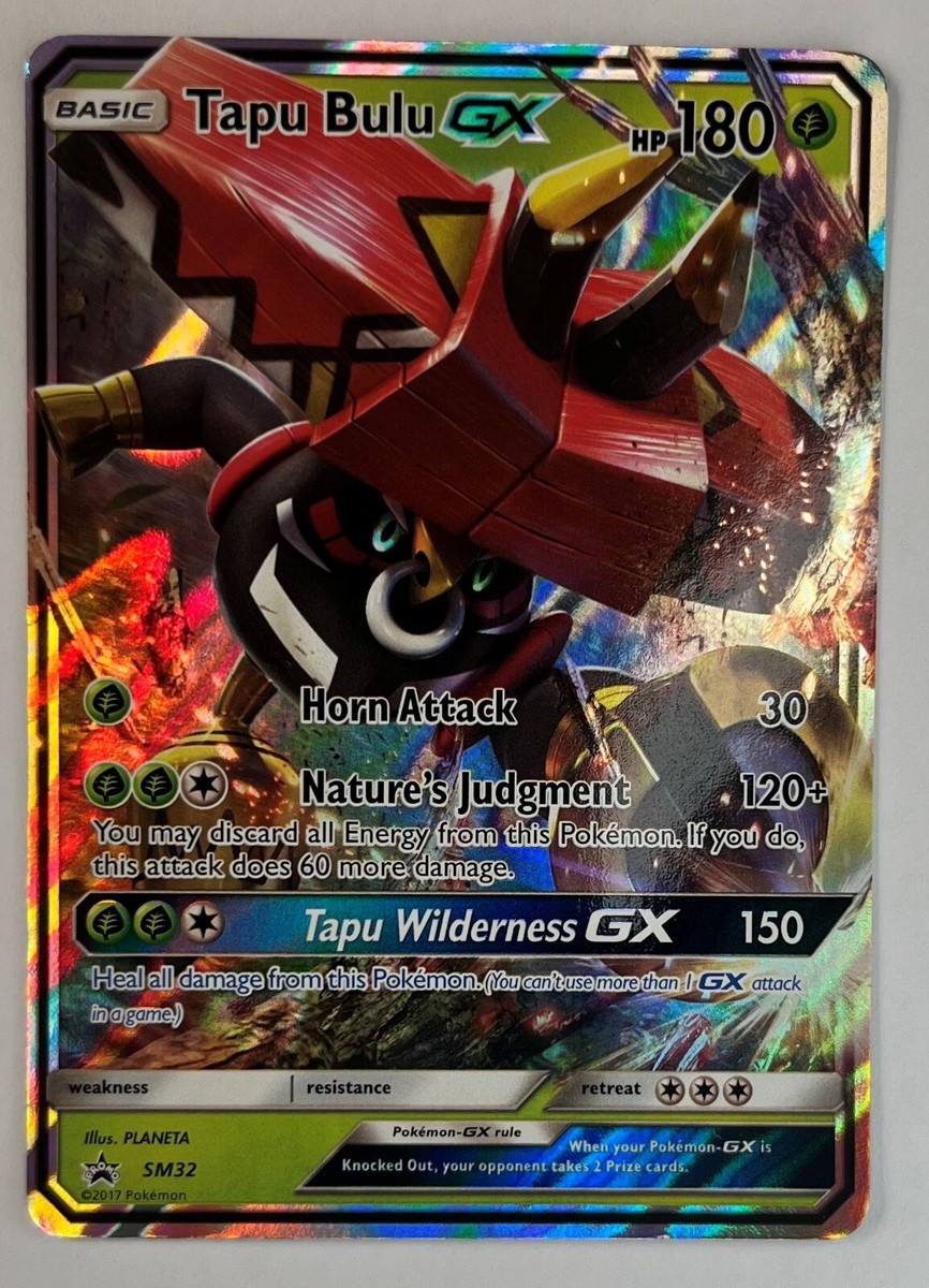 Pokemon Sun & Moon Black Star Promos - Tapu Bulu GX SM32 | eBay