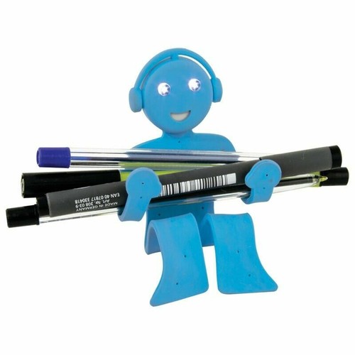 Bendy Man Book Light - Pink / Blue Phone Stand, Desk Organiser, Led Reader - Picture 9 of 17