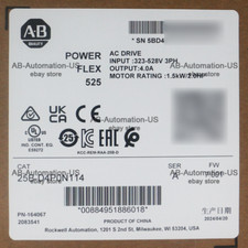 NEW sealed  25B-D4P0N114 PowerFlex 525 1.5kW ...