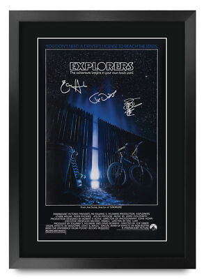 Entdecker Film Filmplakat Cast signiert gedruckt Autogramm A3 gerahmt Memorabilia