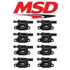 Msd Black Blaster Ignition Coil Set For 2005-2013 Gmchevroletgmc 5.3l6.0l Ls