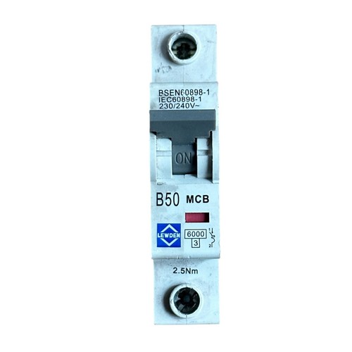 LEWDEN G06-1B50. 50 AMP B TYP MCB