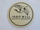 Beer Coaster: IRON HILL Brewery & Restaurant ~ Pennsylvania, DE, NJ ** CLOSED