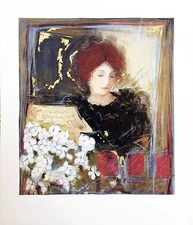 JANET TREBY "FLORENTINE II" | SIGNED SERIGRAPH | 24X19" | OTHERS AVAIL | GALLART