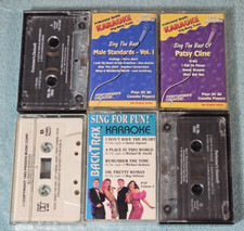 Lot of 6 Karaoke Cassette Tapes