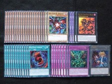 Yu-Gi-Oh 44 Karten Red-Eyes Flare Metal Dragon Deck *ready to play*