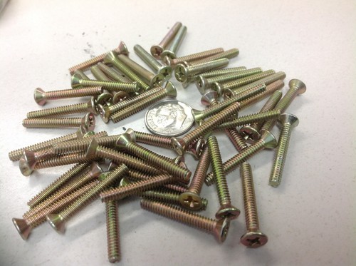50 military special screws angled machine head phillips 6-32 # 6 32 x 1 inch new - Picture 3 of 5