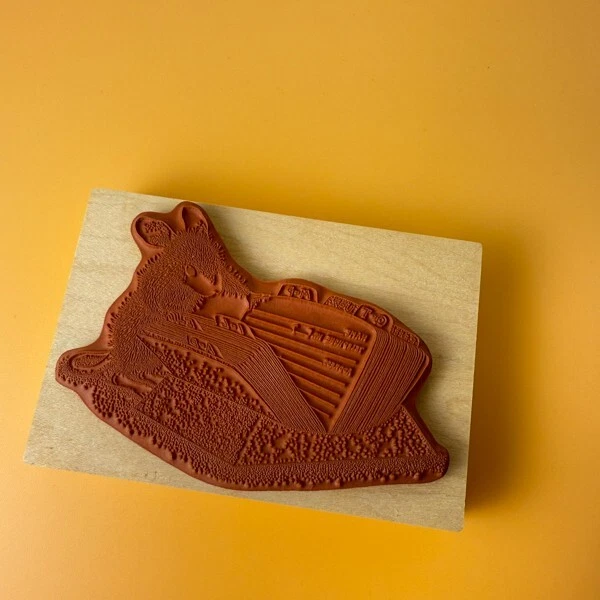 Direcciones~Amanda~Rolodex~Sello de goma para ratón de casa~ 4,5"X 3"~Stampa Rosa 213 Foto 2 de 4