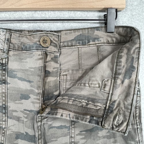 Anthropologie Pants Womens 27 Stretch Camo Mid Rise Mavis Utility Outdoor Chino - 第 9/14 張圖片