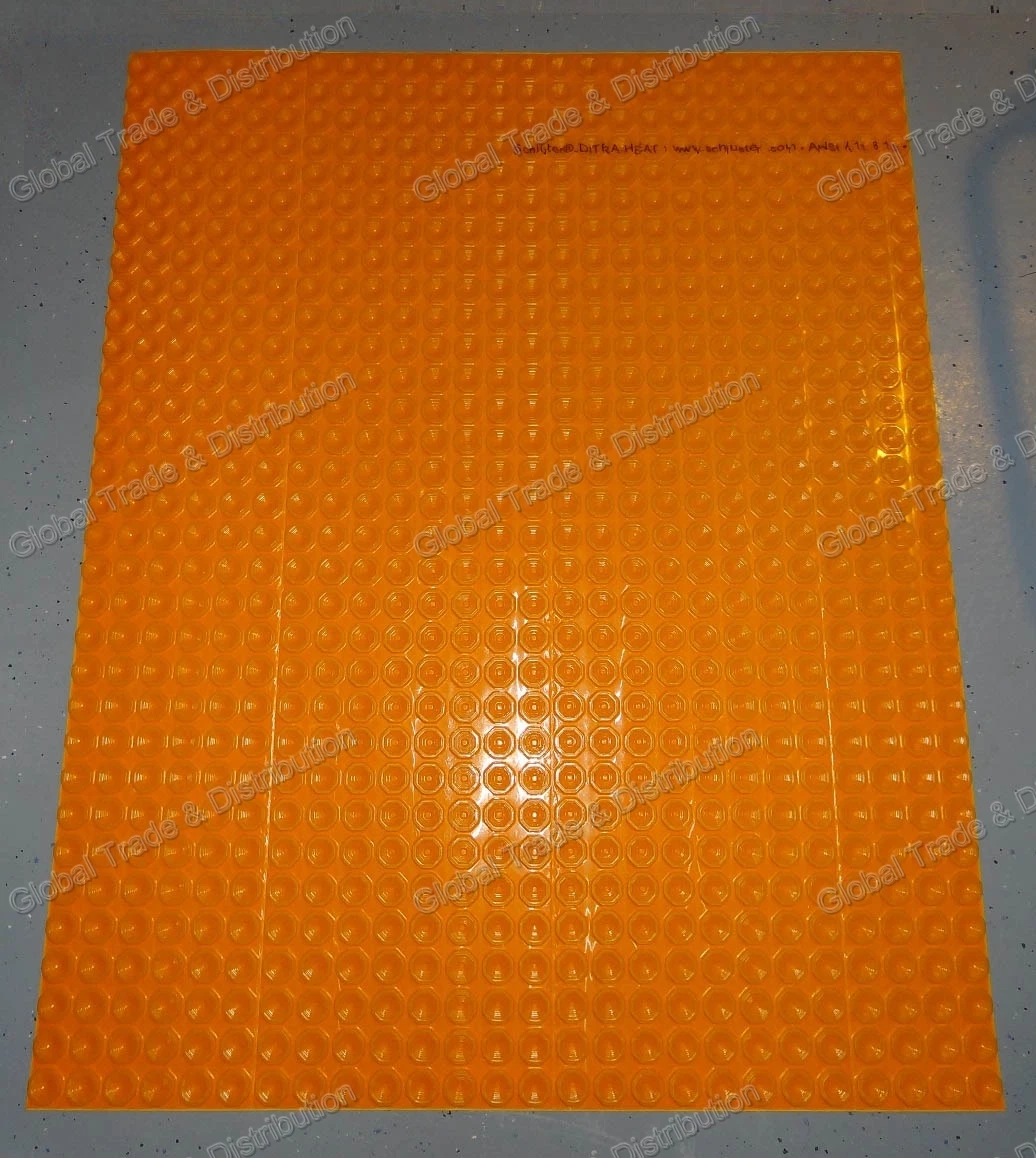 Schluter Ditra Heat DH5MA Floor Uncoupling Membrane 8.4 Ft² 10 Sheets Pack  DH5 | eBay