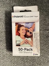 Polaroid Premium ZINK 2x3 inch 50 Sheets Photo Paper New Sealed Made USA
