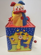 Jack In The Box Schylling Toys Vintage Collectible 7136 on bottom works