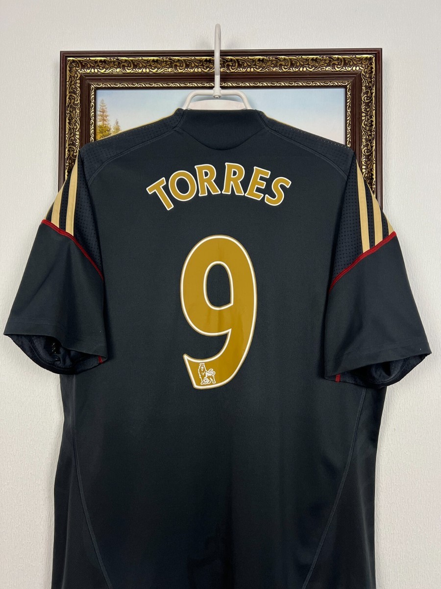 08-09★Liverpool★adidas★サッカーユニフォーム★Torres Adidas Liverpool FC 2008-2009 Away Shirt, Torres #9, Size Xl