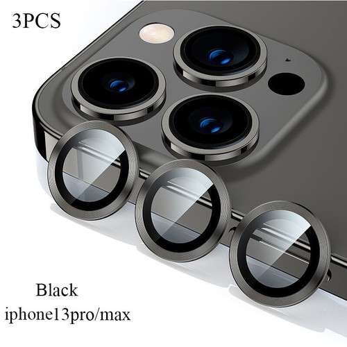 For iPhone 13/mini/Pro/13 Pro Max Camera Lens Protector HD temp Glass Metal Ri ⁿ - Picture 10 of 20