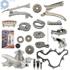 For Ford Mazda Mercury SOHC V6 4.0L Timing Chain Kit Water Pump & Rtv silicone