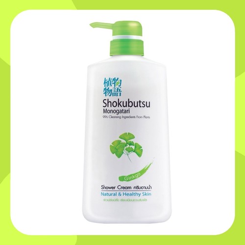Shokubutsu monogatari shower cream cleansing body bath ginkgo 500 ml - Picture 2 of 8