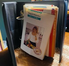 Vintage Weight Watchers Binder 1994 Spiral Black Meal Plans Healthy Options Idea