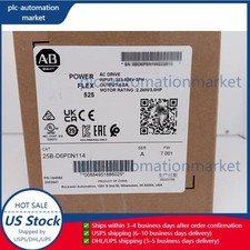 New Factory Sealed Allen-Bradley 25B-D6P0N114 PowerFlex 525 AC Drive US Free Tax