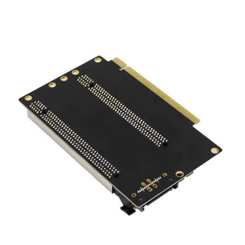 Seamless 1 to 2 Expansion Card Gen3 Split Card Bifurcation x16 to x8x8 40.4mm - Afbeelding 5 van 7
