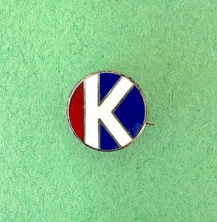 ROBERT F. KENNEDY — 1968 Presidential Campaign STAFF Button Pin — 1/2" diameter