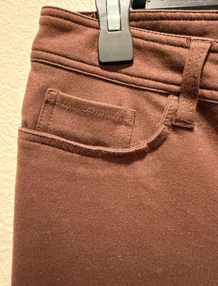 Faded Glory Authentic Super Stretch Brown Bootcut Flare Y2K Pants Size 10 - Image 3 of 4