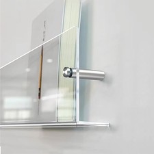 3 Pack 60CM Acrylic Magazine Holder with Mounting Kit, Wall Mount Hanging Booksh