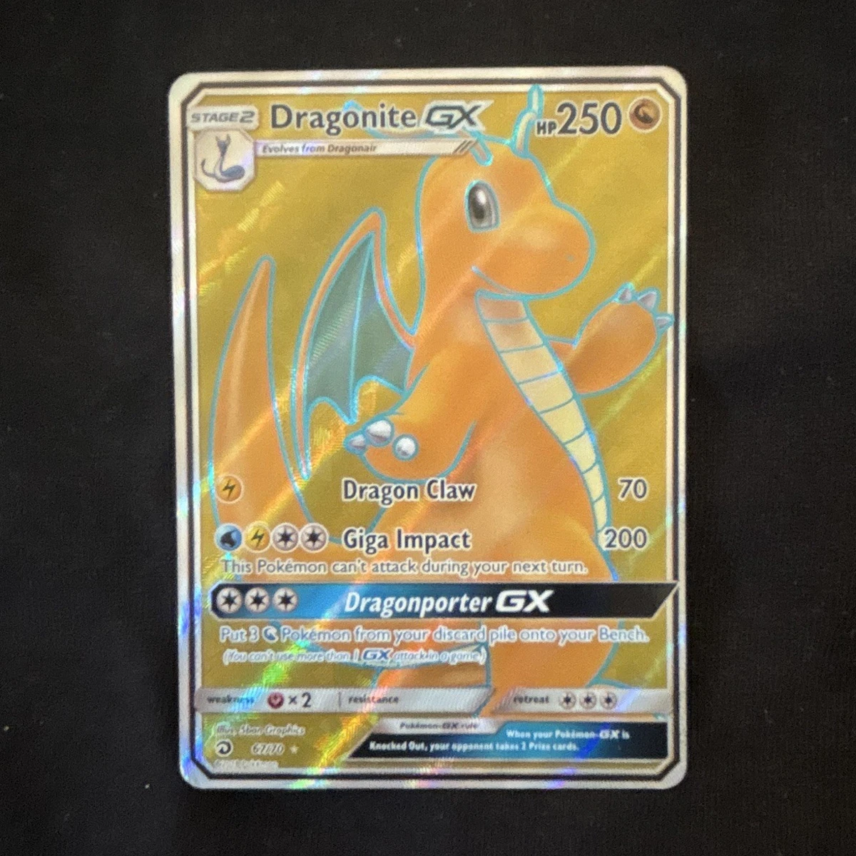 dragonite gx pokemon card value Pokémon TCG Cards for sale 152/236 / Ultra Rare Card Type / HP / Stage pokemon card Dragonite GX