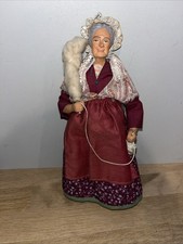 Grand Santon De Provence Collection Fileuse De Laine À Restaurer