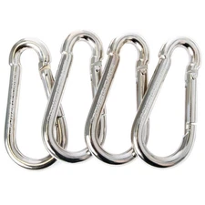 Stainless Steel Carabiner Snap Hook Set for Gym Cable Attachments