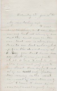 1865 Edwin Brush surgeon Vermont 2nd Infantry letter to wife love's her so