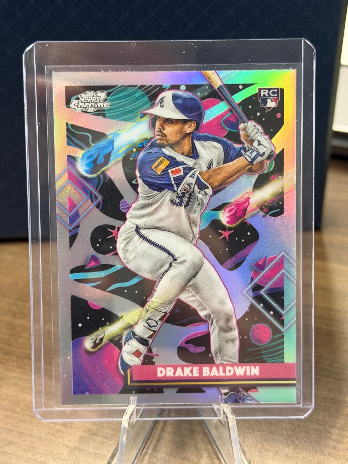 2025 Topps Cosmic Chrome Drake Baldwin RC Refractor Rookie #96 Braves