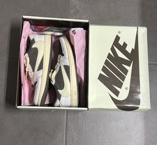 Nike Air Jordan 1 Low Herren Sneaker Low Top Schwarz/Weiß/Braun EU 41
