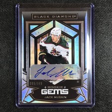 2022-23 Black Diamond Nhl Jack Mcbain Rookie Gems Signatures Auto 95/149