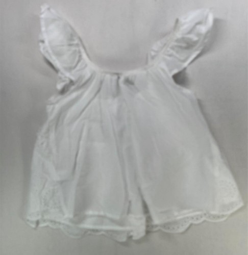 Planet Heart Juniors' Cotton Eyelet Tiered Tank Wovens Bright White Size XS NWT - Picture 7 of 7