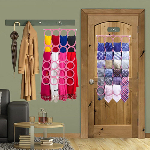 Scarf Hanger ~ Multiple Purpose Holder for Closet ~ Clutter Removing and Spac... - Bild 4 von 9