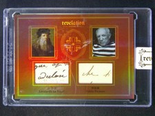 2025 Eternal Revelation Leonardo Da Vinci Pablo Picasso Dual History Relic /99