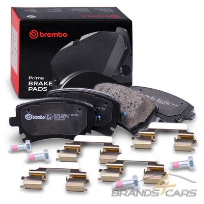 SATZ BREMBO BREMSBELÄGE BREMSKLÖTZE HINTEN FÜR AUDI A6 4F C6 BJ 04-11