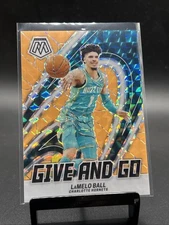 2023-24 Panini Mosaic Prizm Lamelo Ball Give Go Orange #ed /25 eBay
